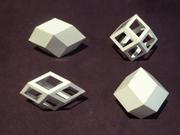 Rhombic dodecahedron and Bilinski rhombic dodecahedron