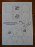 Cube and Octahedron pieces sheet